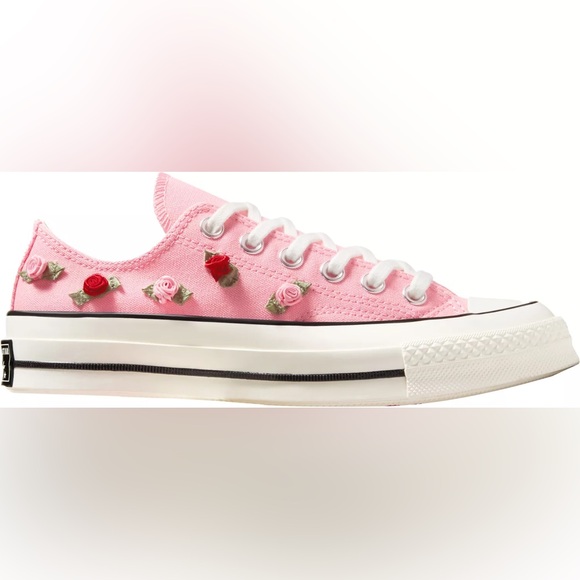 Converse Shoes - Pink Floral Women's Converse Chuck Low Top Sneakers